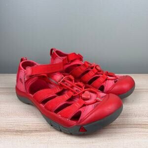 Keen Newport Red Closed Toe Sandals Big Kid's size 6 EU 38 Water Hiking Shoes